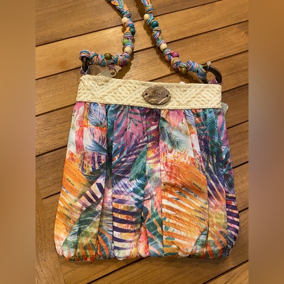 NEW Cappelii Purse Tropical Palm Leaves - Picture 11 of 13